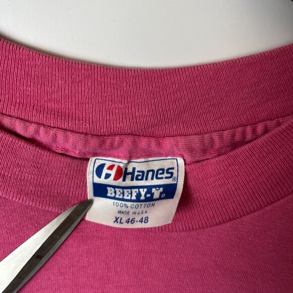 California Coast Club T Shirt Vintage 80s 90s Large L Pink Graphic Tee - Picture 13 of 16